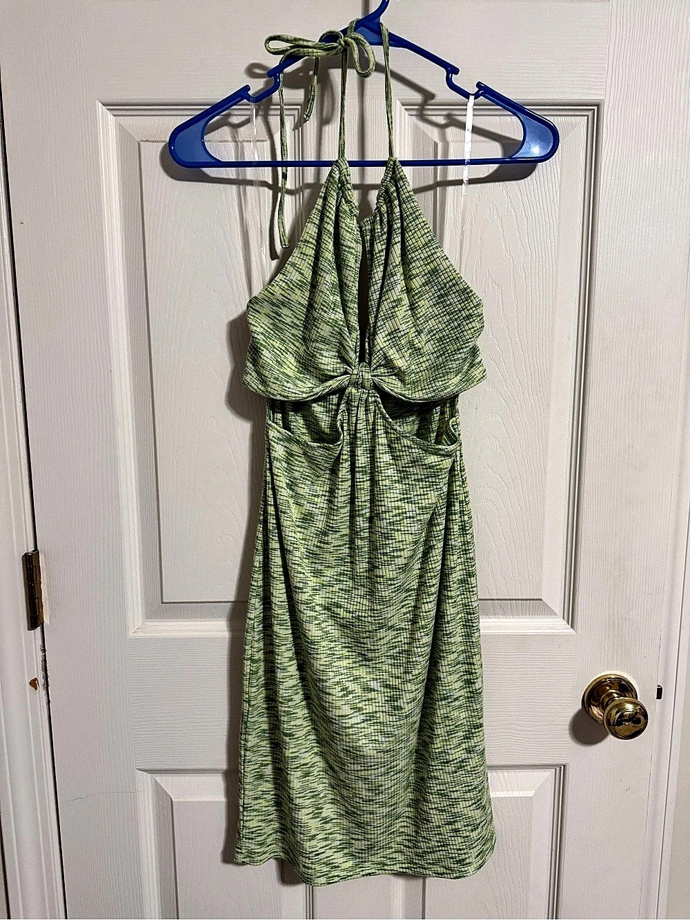 Derek Heart Green Halter Mini Dress Like New